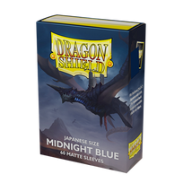 Dragon Shield Japanese size Matte Sleeves - Midnight Blue (60 Sleeves)