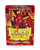 Dragon Shield Small Sleeves - Japanese Matte Crimson (60 Sleeves)