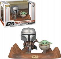 Funko Pop Funko POP TV Moments: Star Wars - The Mandalorian - The Mandalorian with The Child