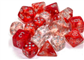Chessex 16mm d6 Blocks - Nebula TM 16mm d6 Red/silver Luminary Dice Block™ (12 dice)