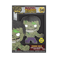 Funko POP! Pin: Marvel - Zombie Hulk w/Ch (Glow)