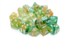 Chessex 7 Die Sets - Nebula TM Spring/white Luminary 7-Die Set