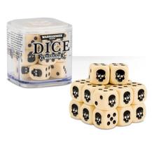 Warhammer 12mm Dice Set Bone White