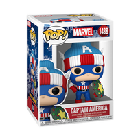 Funko POP! Marvel: Holiday S4 – Capt. America with wreath shield