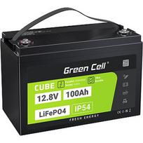 Green Cell CUBE LiFePO4 100Ah 12.8V 1280Wh Lithium Iron Phosphate Battery for Photovoltaics, Caravans, Boats LFPGC12V100AH