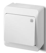 Jungiklis Hermes Ip44 baltas