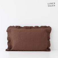 Iš lino pagalvės užvalkalas 50x60 cm Chocolate – Linen Tales