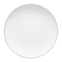 Baltos spalvos iš akmens masės lėkštė ø 34 cm Pearl – Costa Nova