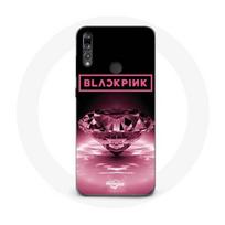 Dėklas - Maniacase - Huawei P30 Lite - Juodas - Blackpink logotipas - Lankstus juoda