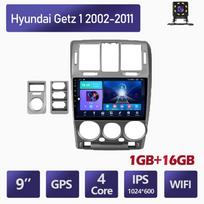 10 colių Android Carplay, skirtas Hyundai Getz 1 2002-2011 automobilių radijas Multimedijos vaizdo grotuvas GPS navigacija WIFI 2+32GB 1+16GB