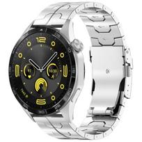 Titano metalo laikrodžio apyrankė 22mm sidabras