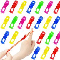 5/10Pcs Funny Frog Catapult Launcher Slings Finger Sticky Toys Kids Adult Birthday Party Favors Goodie Bag Pinata Fillers OneSize