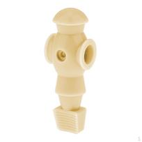 16mm Plastic Foosball Figures 11pcs 4.2inch smėlis