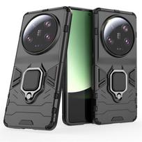 Skirta Xiaomi Mi 13 Ultra dėklas Atsparus smūgiams šarvuotas telefono dėklas Skirta Xiaomi Mi13 Ultra 13ultra Automobilinis magnetinis žiedas Laikiklis Stovas Galinis dangtelis For Mi 13 Ultra juoda