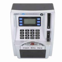 Electronic ATM Piggy Bank Creative Password Cash Coin Can Self Rolling Bill Cash Saving Box with LCD Screen