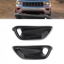 Jeep Grand Cherokee 2017- Pora rūko žibintų lempų pakeitimo dangtelių rėmelių juodi