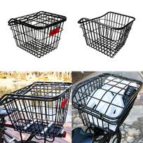 Back Seat Cargo Carrier Rear Bike Basket for Mountain Bike for Cycling Bikes without Lid