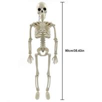 40-170cm Judinamas Pilno Dydžio Žmogaus Skeletas Helovino Siaubo Anatomija Judantis Kaukolės Skeletas Helovino Dekoracija vakarėlio Rekvizitas