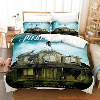 Pierce The Veil Bedding Set Single Twin Full Queen King Size Bed Set Aldult Kid Bedroom Duvetcover Sets 3D Anime Bed Sheet Set EU Single(135*200cm)3pcs