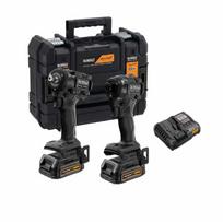 DCK2224ME2T DeWALT McLaren Edition 18V smūginis suktuvas ir veržliasukis (2x1.7 Ah)