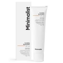 Minimalistinis nematomas kremas nuo saulės riebiai odai|Spf 40 Pa+++|Atsparus vandeniui|Itin lengvas gelis|Matiniu finišu|Atsparus prakaitui|Moterims ir vyrams|50 g, 1 vnt. white