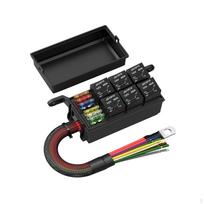 6 krypčių relės saugiklių laikiklis, skirtas naudoti automobiliuose ir RV 12V