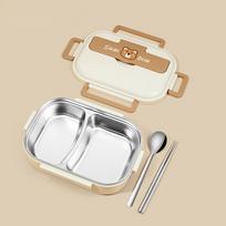 MeyJig Lunch Box Microwavable Plastic Bento Box with Compartment Portable Food Container 1/1.5L
