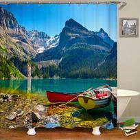 3D Spausdinta Natūralaus Miško Peizažo Dušo Užuolaida Atsparus Vandeniui Audinys Krioklio Vonios Užuolaidos Sienos Dekoras didelis 300x180 W90xH180cm