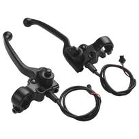 1 Pair Bike Brake Levers E-bike With Parking Button
