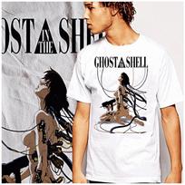 Anime  tactical cyborg Ghost Japanese cyberpunk shell operative tee Unisex T-Shirt L