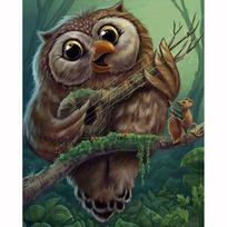 5D DIY Diamond Painting  Forest Guitar Owl  3D Embroidery Cross Stitch Rhinestone Mosaic Painting Decor 20X30CM