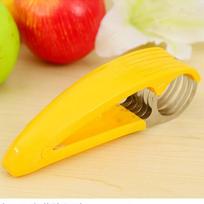 Bananų pjaustyklė Vaisių ir daržovių dešrų pjaustyklė Nerūdijantis plienas Bananų pjaustyklė Salotos Šaltalankiai Įrankiai Maisto gaminimo įrankiai Virtuvės priedai