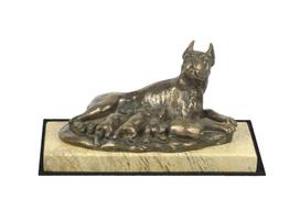 Bokseris, Vokiečių bokseris II - šunų figūrėlė, šuns silueto figūrėlė, trofėjus Art-Dog šunų parodai