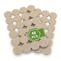 48 vnt. Veltinio kėdės kojų padėkliukai, 5 mm storio, grindų braižymosi apsauga, neslystantis, lipnus, „pasidaryk pats“ priedai