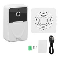 Wireless Doorbell Camera ABS 1000mah WiFi Smart Video Voice Monitoring Remote Control Doorbell with