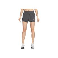 Nike Dri-Fit Swift serijos Swoosh vidutinio juosmens greitai džiūstantys elastiniai patogūs laisvalaikio šortai Moteriški šortai HJ5377-036 S