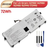 Įkraunama ličio baterija, skirta LG Gram 13Z980 14Z980 15Z980 15Z990 17Z990 LBS1224E nešiojamojo kompiuterio baterija 72Wh