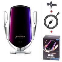 Qi Wireless Car Charger Automatic Clamp 10w Fast Charge Holder Foriphone13 12 11pro Forhuawei P30pro Infrared Sensor Phone Mount air outlet sidabras