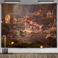 Melanie Martinez New Portals Music Album Cover Wall Flag Tapestry Meme Tapestry Aesthetic Room Decoration Party Backdrops 95x73cm