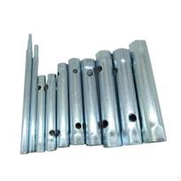10Pcs Dual Ended Wrench Socket Set Hexagonal Threaded Sleeve Tool Bathroom Faucet Nut Removal