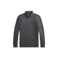 Polo Ralph Lauren FW22 Solid Color Logo Embroidered Long Sleeve Polo Shirt Men tops Gray MNPOKNI16821189-020 XS