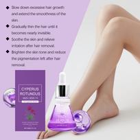 Natūralus depiliacijos kūno serumas, mažina sudirginimą, ramina paraudimą ir patinimą, drėkinamasis serumas, 30 ml one size violetinė