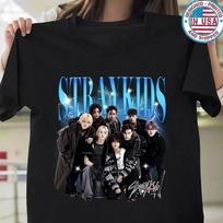 Stray Kids DOMINUOJA Pasaulinį Turą JAV Dovana Gerbėjui Marškinėliai Visų Dydžių S-5XL DS520 Unisex Marškinėliai XXL