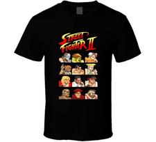 Street Fighter 2 Characters Cool Video Game Retro T Shirt Unisex T-Shirt S