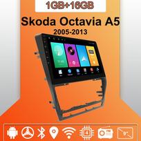 Android Carplay automobilinis radijas, skirtas Skoda Octavia A5 2005-2013 Multimedijos grotuvo galvos blokas Stereo GPS navigacija BT WIFI 2+32GB 1+16GB