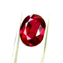 Itin Retas Natūralus Raudonas Rubinas Ovalo Formos Šlifavimo SERTIFIKUOTAS 9.80 Karato Laisvas Brangakmenis 13.7 mm approx. raudona