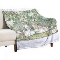 Brambly Hedge - Gudobelės žiedai ir vaikučiai Mesti pledas Prabangus Storas Dekoratyvinis Pledas Sofoms Madingos Sofos Pledai 30x40in
