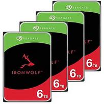 Seagate 6TB, 5400rpm, 256MB, SATAIII, IronWolf, CMR, Air, 4 Pack ST6000VN006_4