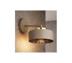 Brilagi - Sieninis šviestuvas SPRING 1xE27/60W/230V smėlinė/auksinė