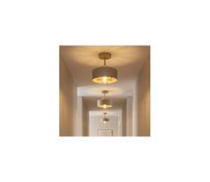 Brilagi - Prie lubų tvirtinamas šviestuvas SPRING 1xE27/60W/230V smėlinis/auksinis